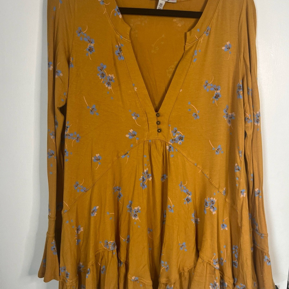 Free people long sleeve dress